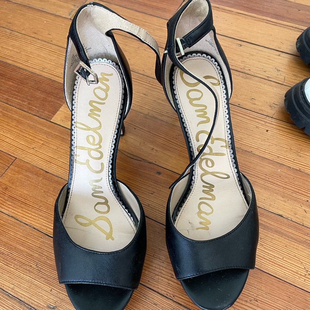 SAM EDELMAN platform heeled sandals - lightly worn!